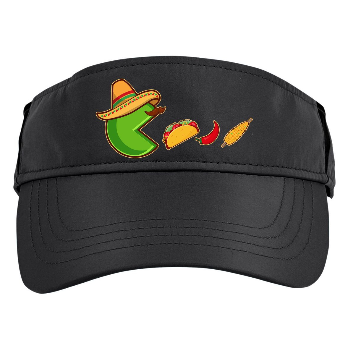 Funny Oldschool Video Game Cinco De Mayo Adult Drive Performance Visor