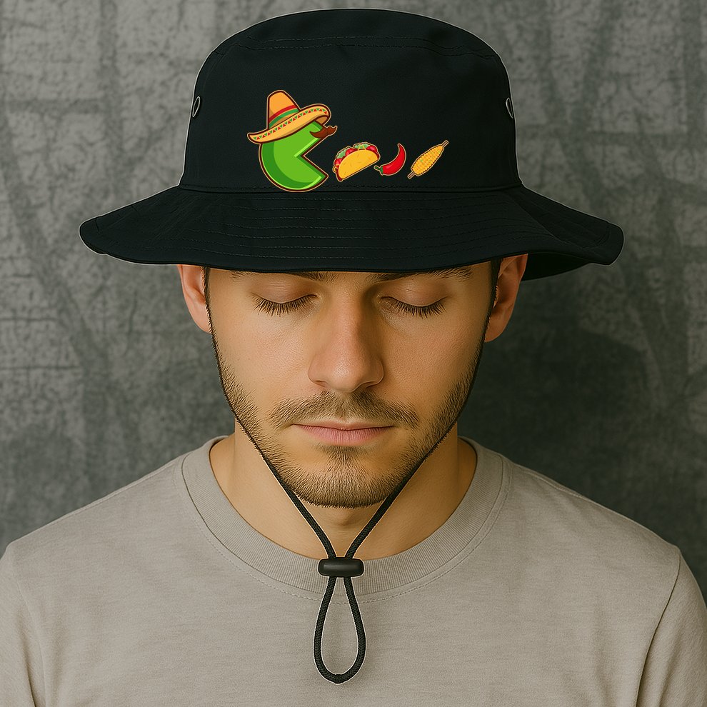 Funny Oldschool Video Game Cinco De Mayo Bucket Hat