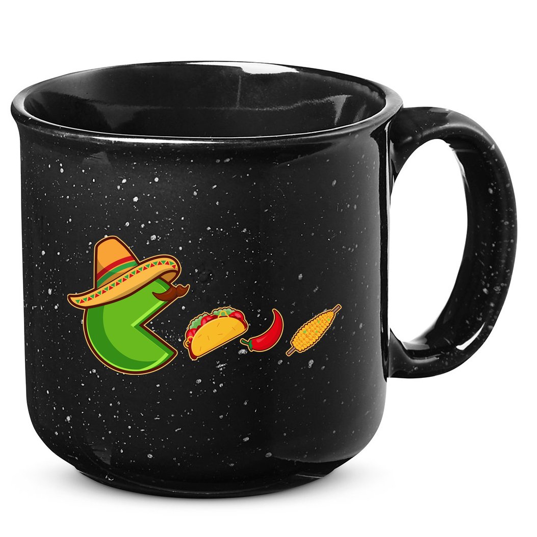 Funny Oldschool Video Game Cinco De Mayo 15oz Campfire Ceramic Mug