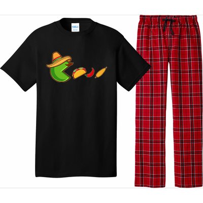 Funny Oldschool Video Game Cinco De Mayo Pajama Set