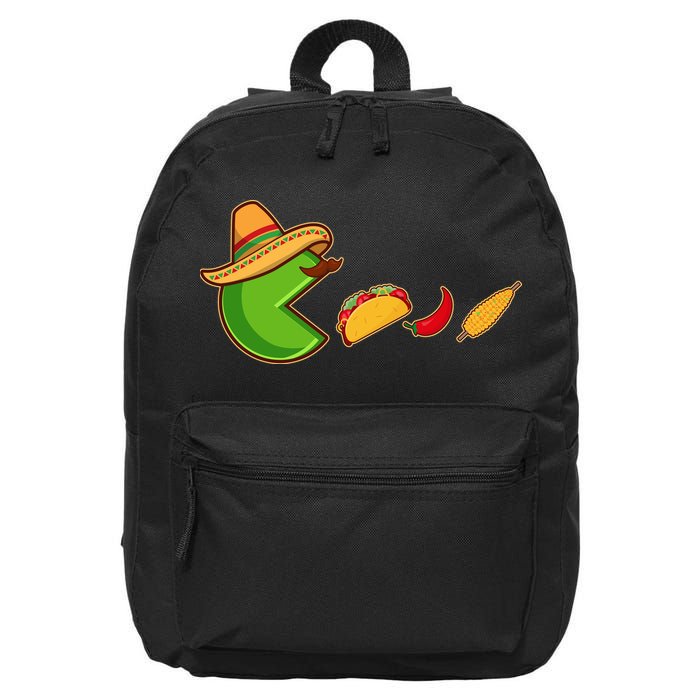 Funny Oldschool Video Game Cinco De Mayo 16 in Basic Backpack