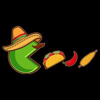 Funny Oldschool Video Game Cinco De Mayo 16 in Basic Backpack