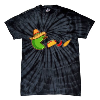 Funny Oldschool Video Game Cinco De Mayo Tie-Dye T-Shirt