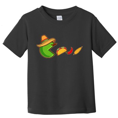 Funny Oldschool Video Game Cinco De Mayo Toddler T-Shirt