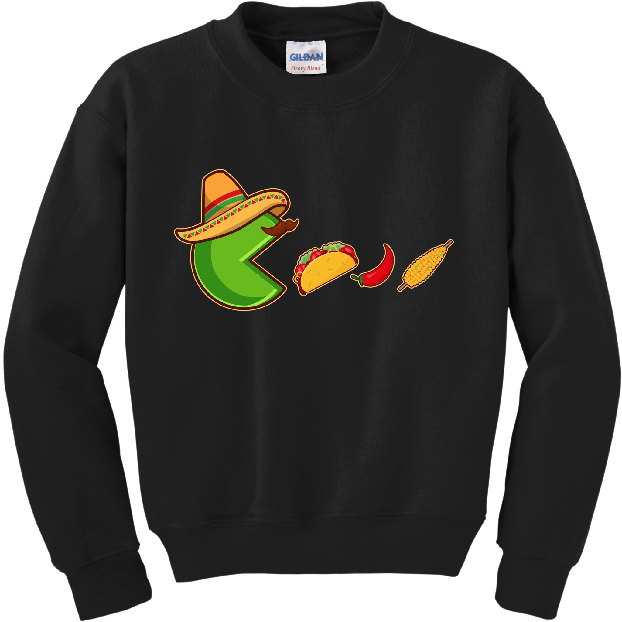 Funny Oldschool Video Game Cinco De Mayo Kids Sweatshirt