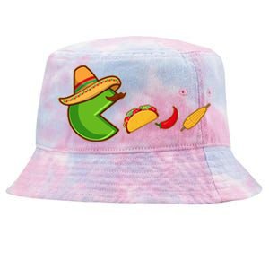 Funny Oldschool Video Game Cinco De Mayo Tie-Dyed Bucket Hat