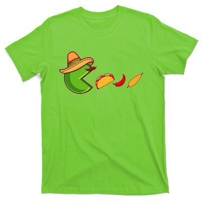 Funny Oldschool Video Game Cinco De Mayo T-Shirt