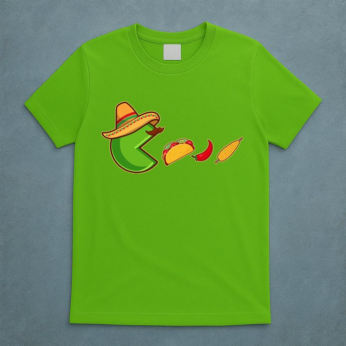 Funny Oldschool Video Game Cinco De Mayo T-Shirt