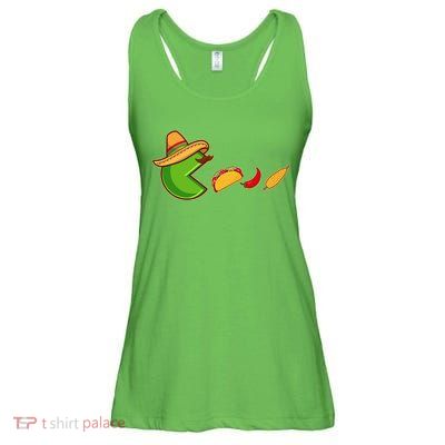 Funny Oldschool Video Game Cinco De Mayo Ladies Essential Flowy Tank