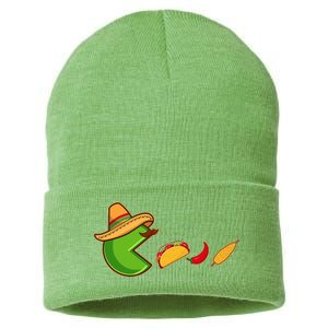 Funny Oldschool Video Game Cinco De Mayo Sustainable Knit Beanie