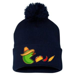 Funny Oldschool Video Game Cinco De Mayo Pom Pom 12in Knit Beanie