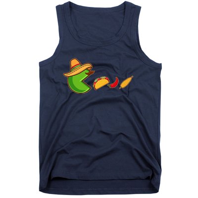 Funny Oldschool Video Game Cinco De Mayo Tank Top