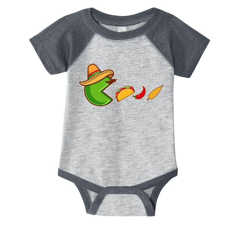 Funny Oldschool Video Game Cinco De Mayo Infant Baby Jersey Bodysuit