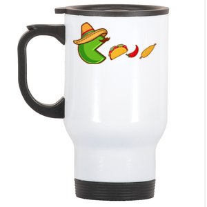 Funny Oldschool Video Game Cinco De Mayo Stainless Steel Travel Mug