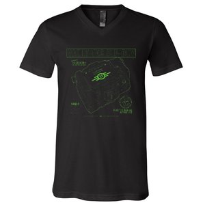 Fall Out Vault Tec Pip Boy V-Neck T-Shirt