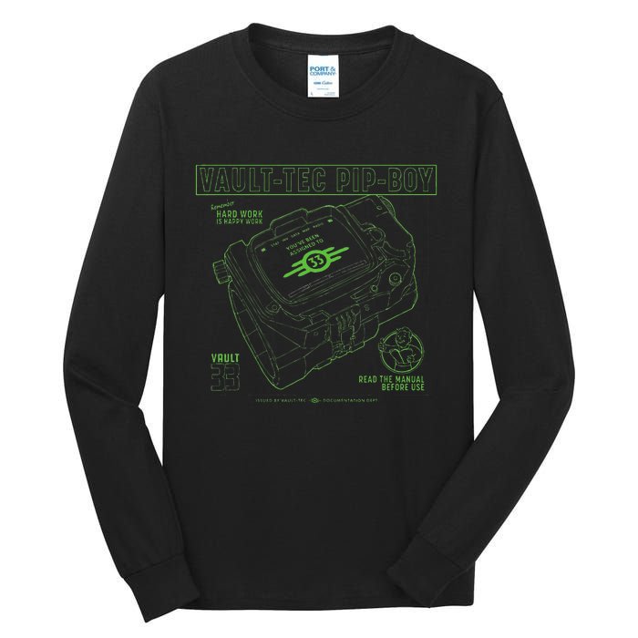 Fall Out Vault Tec Pip Boy Tall Long Sleeve T-Shirt