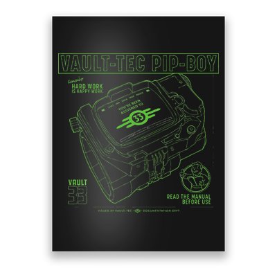 Fall Out Vault Tec Pip Boy Poster