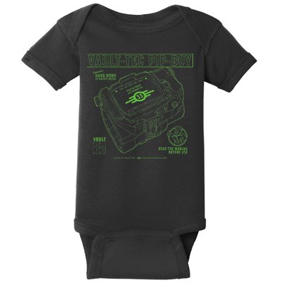 Fall Out Vault Tec Pip Boy Baby Bodysuit