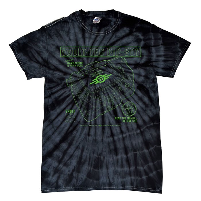 Fall Out Vault Tec Pip Boy Tie-Dye T-Shirt