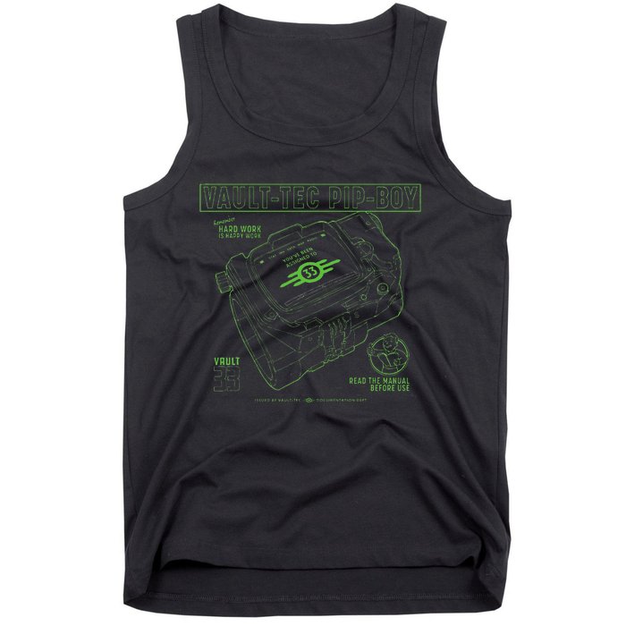 Fall Out Vault Tec Pip Boy Tank Top