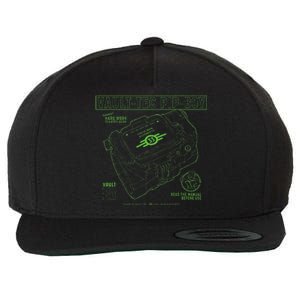 Fall Out Vault Tec Pip Boy Wool Snapback Cap