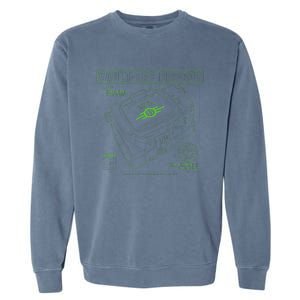 Fall Out Vault Tec Pip Boy Garment-Dyed Sweatshirt