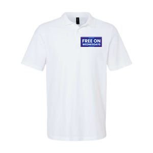 Free On Wednesdays Funny Biden Saying Softstyle Adult Sport Polo