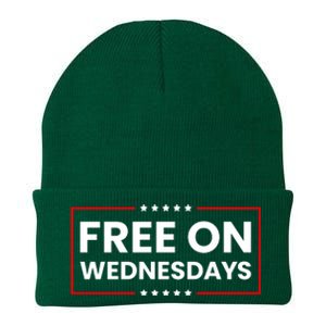 Free On Wednesdays Funny Biden Saying Knit Cap Winter Beanie