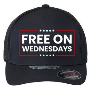 Free On Wednesdays Funny Biden Saying Flexfit Unipanel Trucker Cap