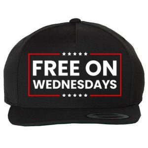 Free On Wednesdays Funny Biden Saying Wool Snapback Cap