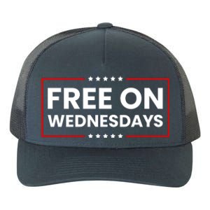 Free On Wednesdays Funny Biden Saying Yupoong Adult 5-Panel Trucker Hat