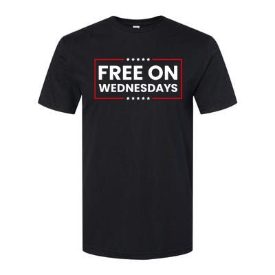 Free On Wednesdays Funny Biden Saying Softstyle® CVC T-Shirt