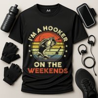 Fishinghooker On Weekends Cooling Performance Crew T-Shirt