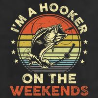 Fishinghooker On Weekends Adult Drive Performance Visor