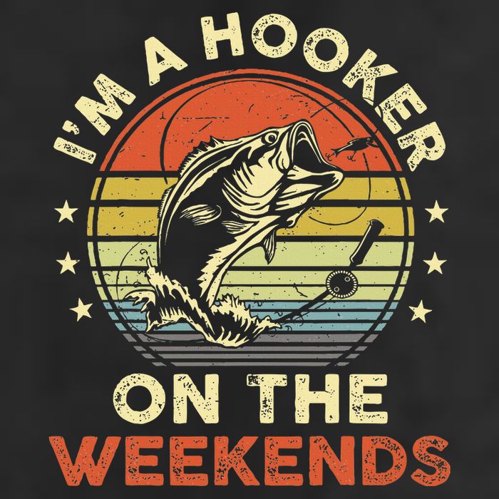 Fishinghooker On Weekends Adult Drive Performance Visor
