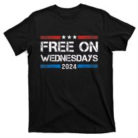 Free On Wednesdays 2024 Election Funny Trump Biden T-Shirt