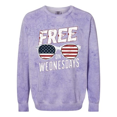 Free On Wednesdays Colorblast Crewneck Sweatshirt