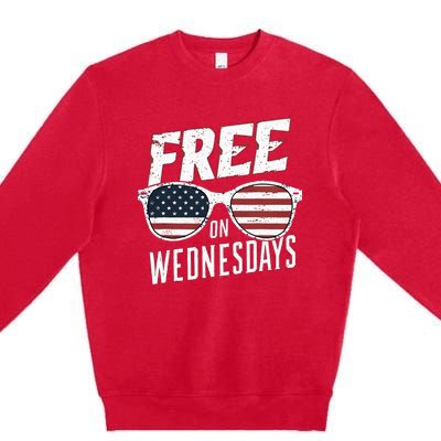 Free On Wednesdays Premium Crewneck Sweatshirt