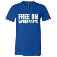 Free On Wednesdays V-Neck T-Shirt