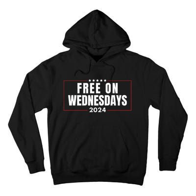 Free On Wednesdays 2024 Election Funny Trump Biden Saying Tall Hoodie