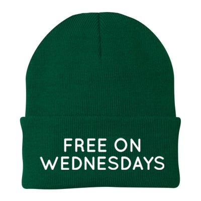 Free On Wednesdays Anti Trump 2024 Election Knit Cap Winter Beanie