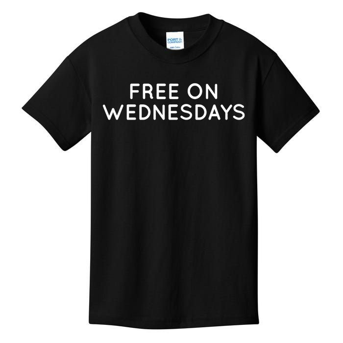 Free On Wednesdays Anti Trump 2024 Election Kids T-Shirt