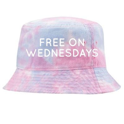 Free On Wednesdays Anti Trump 2024 Election Tie-Dyed Bucket Hat