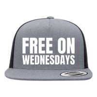 Free On Wednesdays Flat Bill Trucker Hat