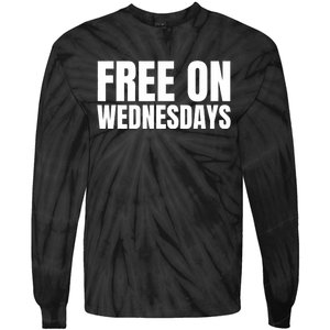 Free On Wednesdays Tie-Dye Long Sleeve Shirt