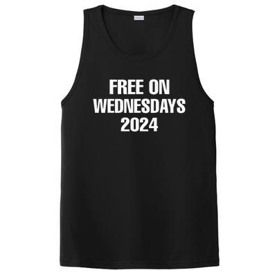 Free On Wednesdays 2024 Election Funny Trump Biden PosiCharge Competitor Tank