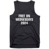 Free On Wednesdays 2024 Election Funny Trump Biden Tank Top