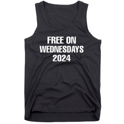 Free On Wednesdays 2024 Election Funny Trump Biden Tank Top