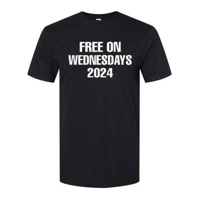 Free On Wednesdays 2024 Election Funny Trump Biden Softstyle CVC T-Shirt