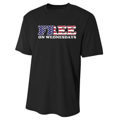 Free On Wednesdays Performance Sprint T-Shirt